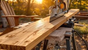 Best Tools for Cutting Perfect Angles on Adirondack Chairs